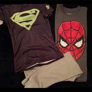 Superman & Spider-Man T-shirts